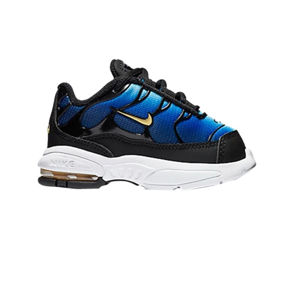 Nike Other - Nike Air Max Plus TD Toddler Sneakers Black Sky Blue Size 4C